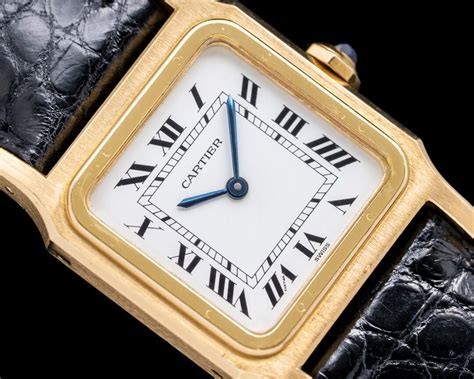 cartier 7809|Cartier Santos Dumont 29mm Vintage 18ct Yellow Gold 7809.